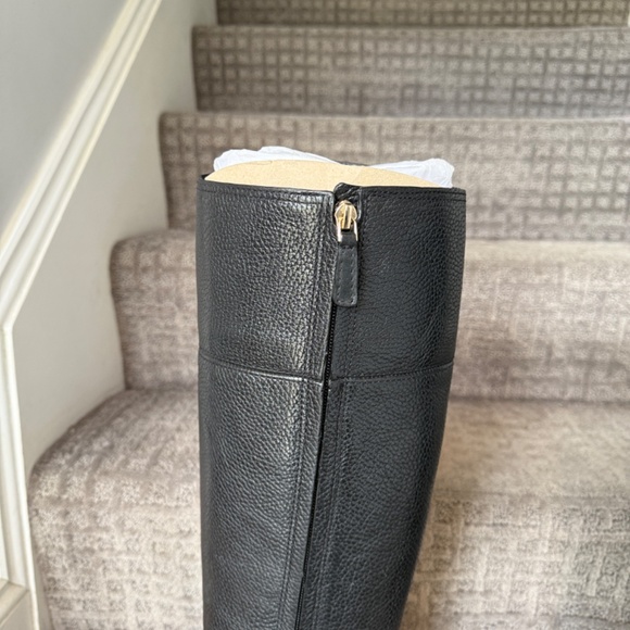 Tory Burch Jolie Riding Boots, EUC, black leather, size 9 - Picture 12 of 16